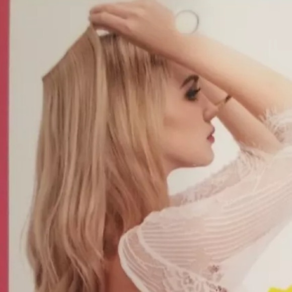 Hair Extensions Elastic Band Secret Miracle Ring Kanekalon Heat Resistant Blonde - Picture 2 of 16